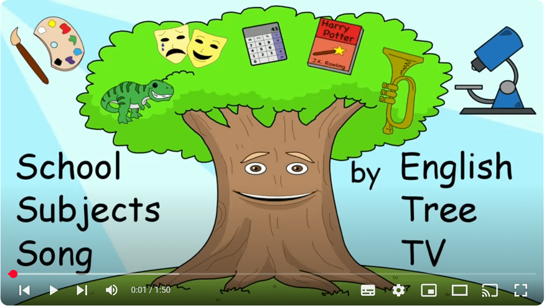 School Subjects Song - What is your favourite subject?